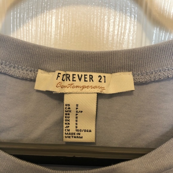 Forever 21 Light Blue T-Shirt Dress - Picture 3 of 3